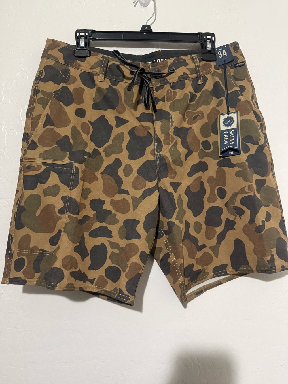 Salty Crew Brown/Black Camo Board Shorts